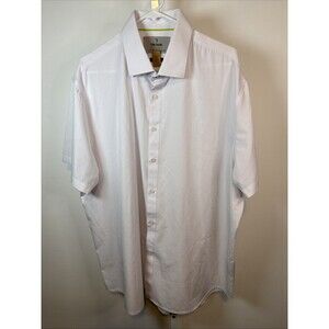 Tom Baine Performance Collection White RegularFit Shirt Men's XX Large 18-18 1/2